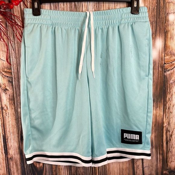 Puma Men's Summer Court Mesh Shorts, Blue - Large - Picture 1 of 8